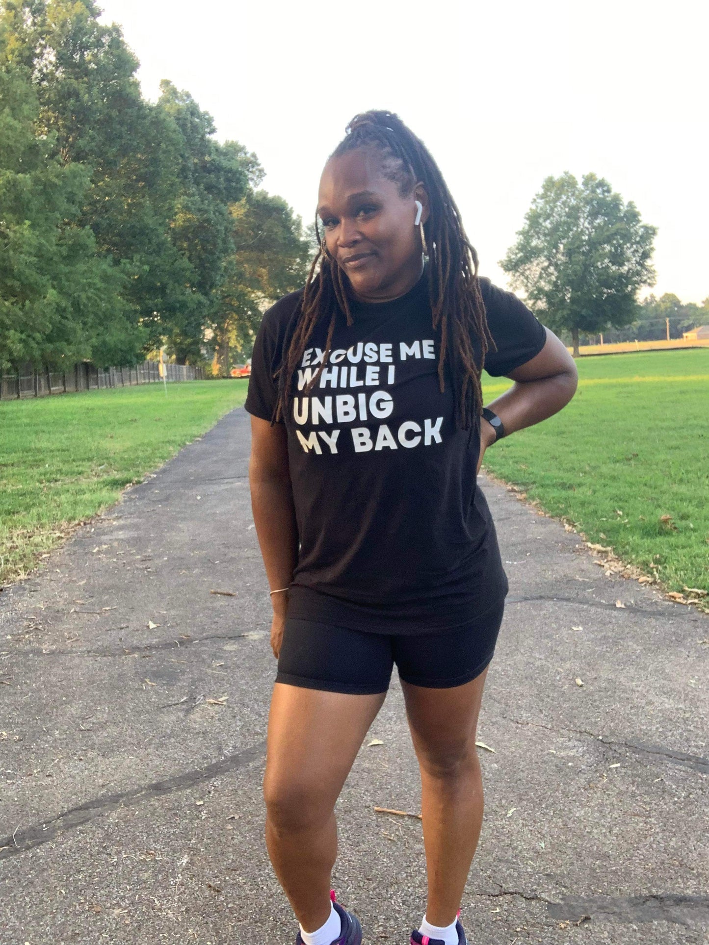 Unbig my back tshirt