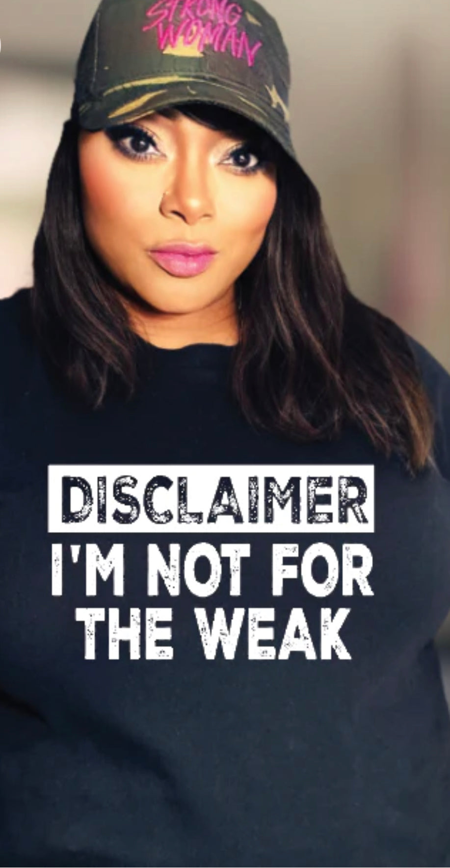 Disclaimer I'm not for the Weak T-shirt