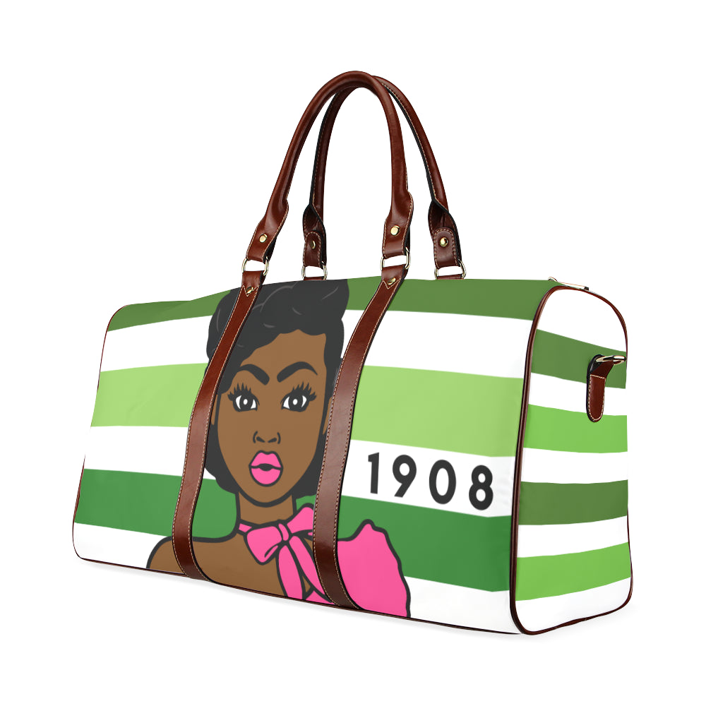 Shades of Green Travel Bag